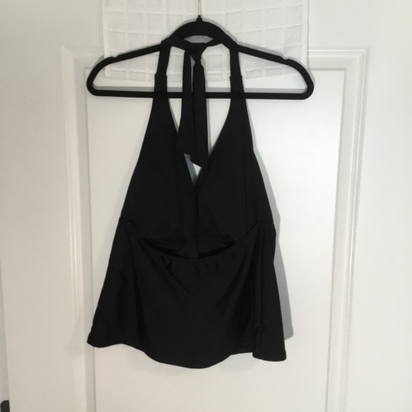 Catalina Holter Top Swimsuit Black 1X (16W) (Top Only) - Picture 2 of 4